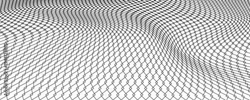 black wire mesh isolated on white background, barrier net, wire net metal wall, barbed wire fence, black grid for backdrop