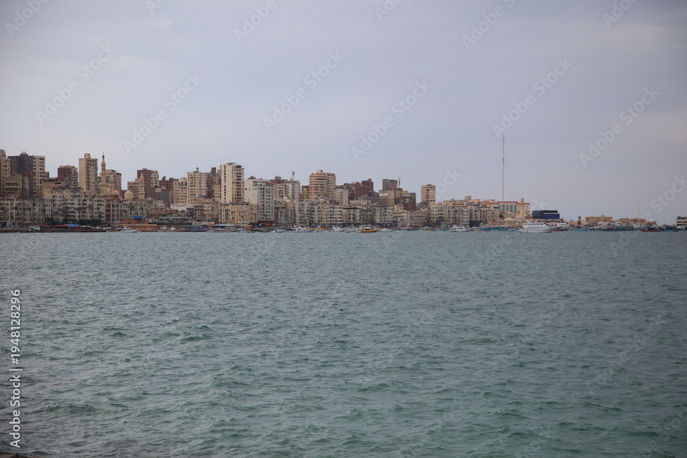 Fototapeta premium The Mediteranian Sea, Bad Weather, Clouds