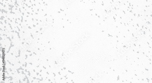Abstract white and gray speckled texture background with random dot distribution with dot pattern with design element with graphic design with clean background