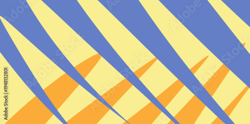 Dynamic diagonal vector illustration background. Diagonal layered shapes with contrasting colors forming energetic abstract pattern ideal for contemporary graphic projects and vibrant visual communica