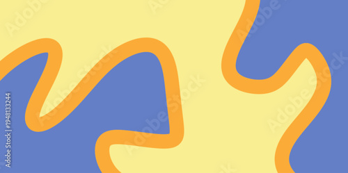 Bold contrast vector illustration background. Strong sweeping shapes with high contrast colors delivering striking abstract composition perfect for attention grabbing visuals and creative digital artw