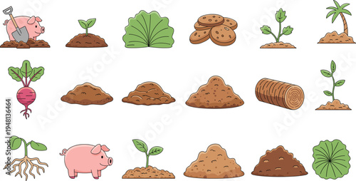 Set of diverse people silhouettes in various dancing and expressive poses, featuring men and women in casual attire for party, celebration, and social event graphics.