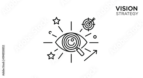Vision strategy eye with target goals.