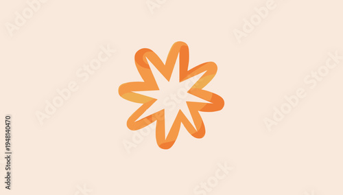 A serene and minimalistic peach-colored background evokes calmness and simplicity. Perfect for digital art, web design, or as a backdrop for text or b