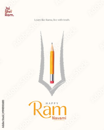 Happy Ram Navami Social Media Post, Web Banner , Story , Status , Print 