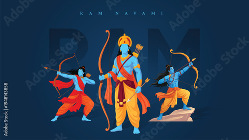 Happy Ram Navami Social Media Post, Web Banner , Story , Status , Print 
