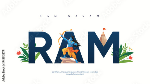 Happy Ram Navami Social Media Post, Web Banner , Story , Status , Print 