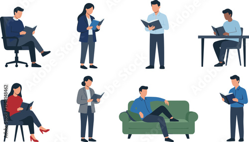 Overwhelmed businesswoman feeling stressed as professional colleagues jump out of laptop screen during virtual video conference meeting for work.