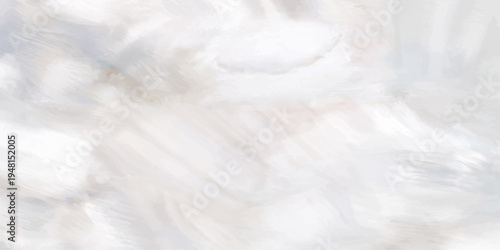 Abstract texture of white cotton swabs arranged like soft winter clouds and bubbles against a serene blue sky pattern