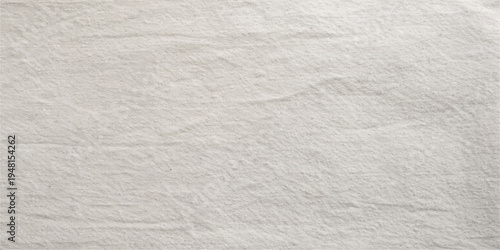 Seamless macro design of a white crumpled paper texture featuring a rough grunge pattern on a blank grey surface material backdrop