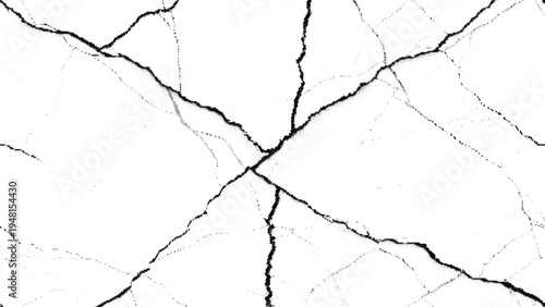 Rough grungy abstract vector illustration of cracked white surface texture