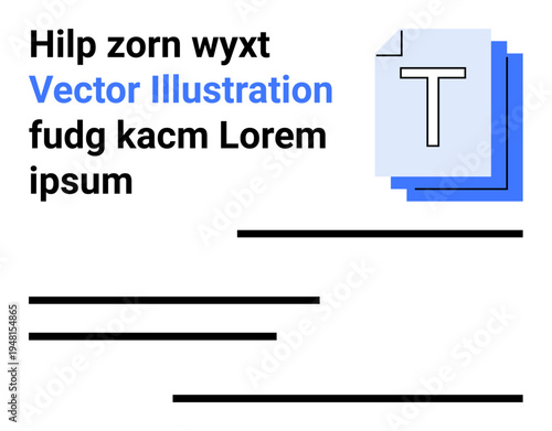 Minimal design, digital templates, graphic layout, creativity tools, modern branding, presentations. Text design with document-style icons and clean lines. Ideal for templates and branding