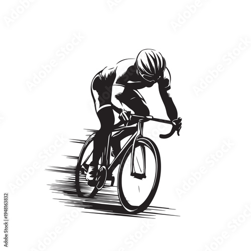 cyclist riding a bike