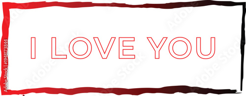 A pixelated image with a romantic message