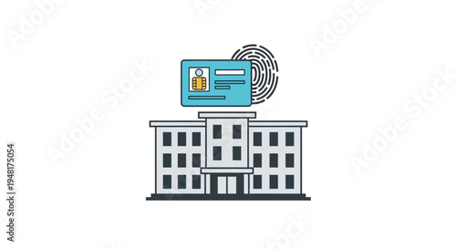 Building with computer on top.