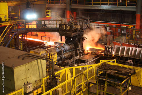 High quality steel rail hot rolling facility in the UK.