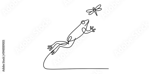 Continuous One Line Drawing of Professional Astronomical Telescope on Tripod for Space Exploration and Science Education Concept