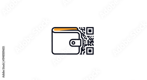 Digital Wallet with QR Code.