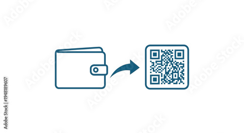 Digital wallet QR code payment method.