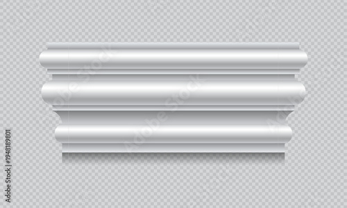 Classic Decorative Wall and Ceiling Molding Set – Elegant Crown Molding, Baseboard, and Architectural Trim Vector Collection