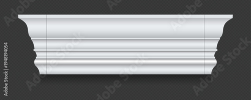 Classic Decorative Wall and Ceiling Molding Set – Elegant Crown Molding, Baseboard, and Architectural Trim Vector Collection