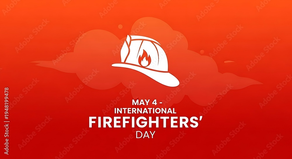 Fototapeta premium International Firefighters' Day May 4th Celebration