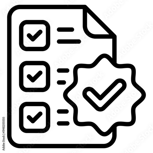 Completed Task  Icon Element For Design