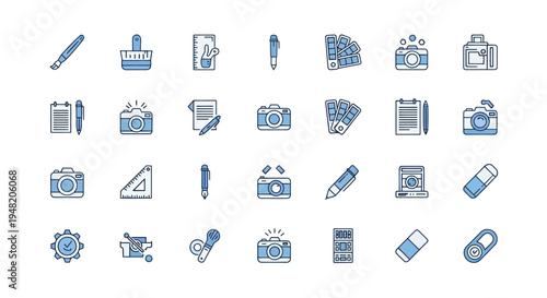 Graphic design and photography elements