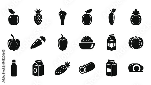A comprehensive analysis of food and beverage icons: exploring the visual representation of healthy and unhealthy eating options