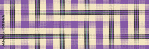 Order background seamless plaid, ethnicity vector texture textile. Deluxe check tartan pattern fabric in light and violet colors.