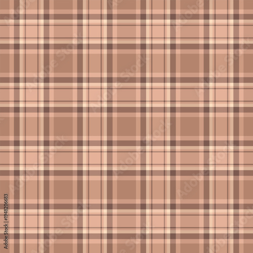 National vector background textile, kid seamless plaid texture. Suite pattern check tartan fabric in orange and light colors.