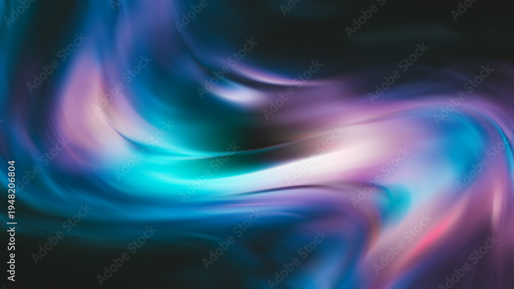 Obraz premium abstract teal blue wave background