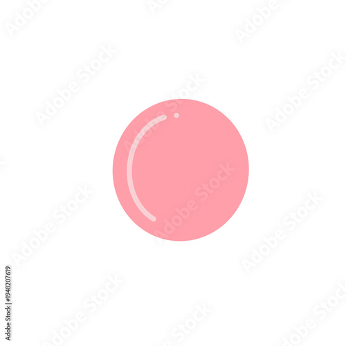 pink plastic ball
