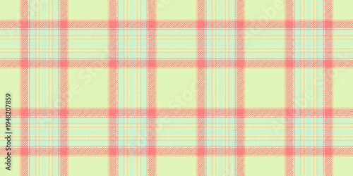 Custom vector tartan pattern, pyjamas textile texture background. Formal fabric seamless check plaid in light and red colors.
