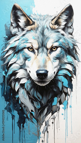 portrait of a wolf