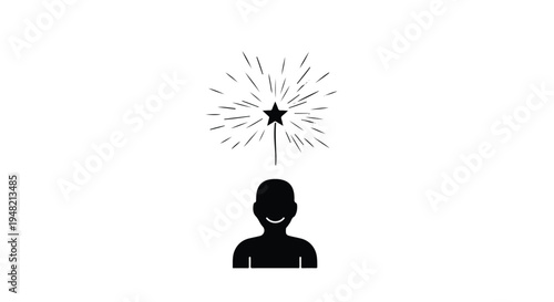 man with creative idea lightbulb inspiration