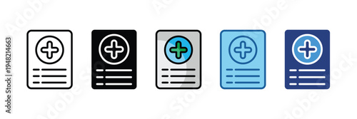 Positive Result  Icon Set Multiple Style Collection