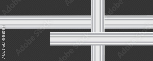 Classic Decorative Wall and Ceiling Molding Set – Elegant Crown Molding, Baseboard, and Architectural Trim Vector Collection