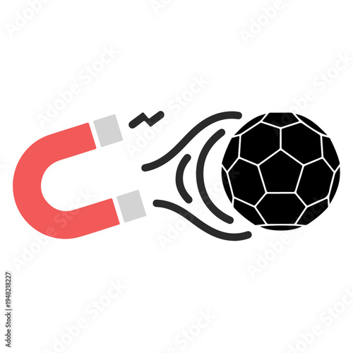 Creative Soccer Ball Logo Vector, Modern Football Icon Design for Sport Brand. Soccer Stadium Vector, Dynamic Soccer Player Kick Silhouette Vector, Sports Logo Design, Modern Football Logo Design Vect