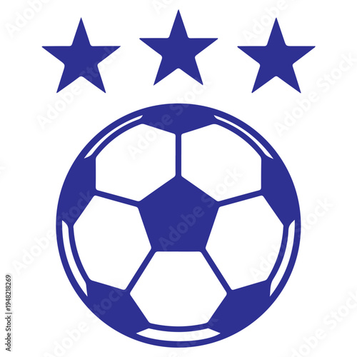 Creative Soccer Ball Logo Vector, Modern Football Icon Design for Sport Brand. Soccer Stadium Vector, Dynamic Soccer Player Kick Silhouette Vector, Sports Logo Design, Modern Football Logo Design Vect