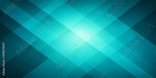 Abstract blue geometric background with colorful triangle mosaic pattern design