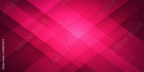 Abstract pink geometric background with triangles and colorful mosaic pattern design