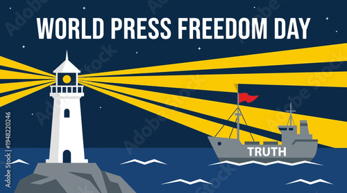 Guiding Light: Lighthouse Leads Ship of Truth on Press Day