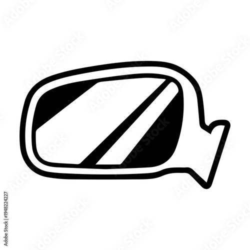 Car Side Mirror Icon