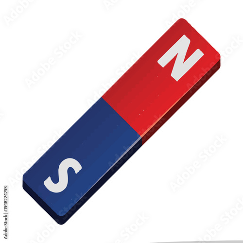 Bar magnet illustration