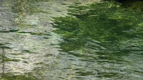 清流の水面の揺らぎ2