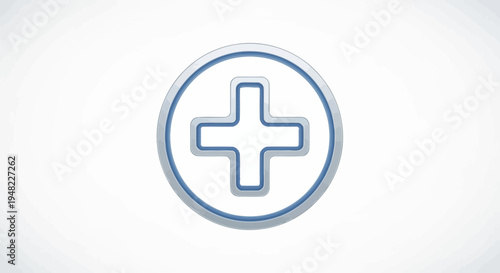 Medical Cross Symbol - Health, Healthcare, Medicine, First Aid, Pharmacy, Hospital Icon