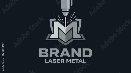 A professional logo for Brand Laser Metal, featuring a sharp design with laser engraving elements that convey precision and quality in industrial craftsmanship.