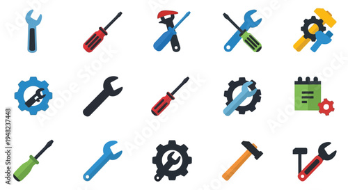 Isometric illustration of a busy construction site with multiple buildings