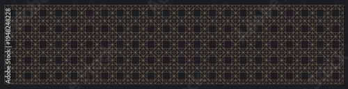 Gold line geometric pattern vector background  for banners, textiles and interior design.

